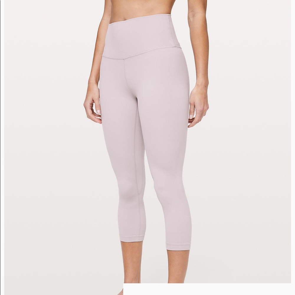 LULULEMON ALIGN CROP 21’ *smoky blush* sz6